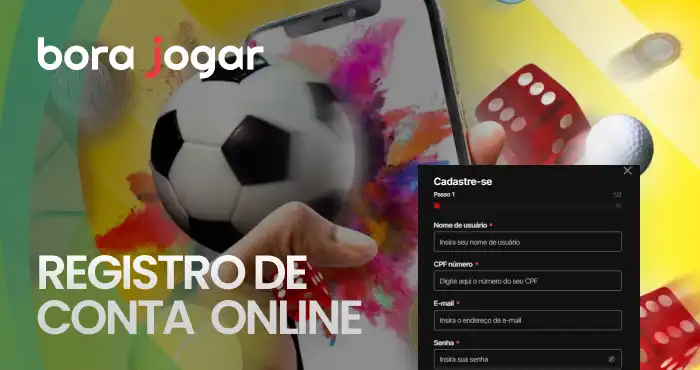 registro de conta online na bora jogar futebol